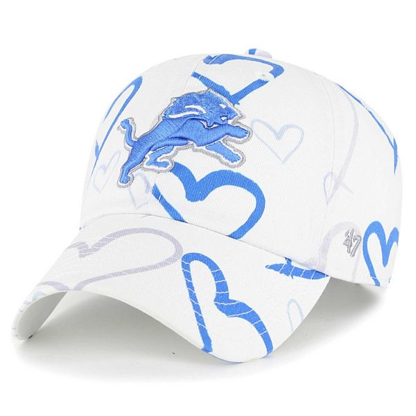 Girls Preschool '47 White Detroit Lions Adore Clean Up Adjustable Hat