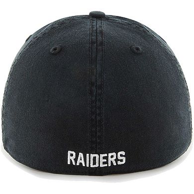 Men's '47 Black Las Vegas Raiders Gridiron Classics Franchise Legacy Fitted Hat