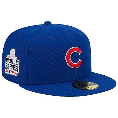 Men's New Era Royal Chicago Cubs  2016 World Series Team Color 59FIFTY Fitted Hat