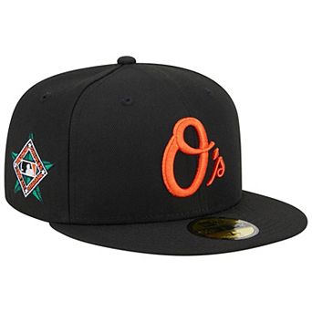Men's New Era Black Baltimore Orioles Alternate Logo 1993 MLB All-Star Game Team Color 59FIFTY Fitted Hat