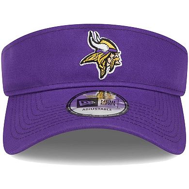 Men's New Era Purple Minnesota Vikings Main Adjustable Visor