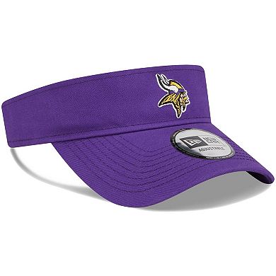 Men's New Era Purple Minnesota Vikings Main Adjustable Visor
