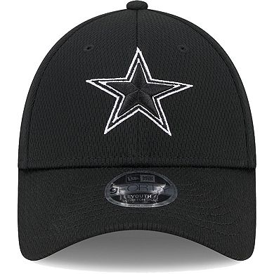 Youth New Era Black Dallas Cowboys Main B-Dub 9FORTY Adjustable Hat