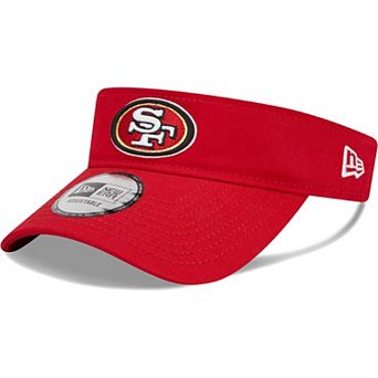 Men's New Era Scarlet San Francisco 49ers Main Adjustable Visor