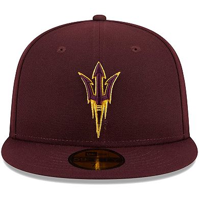 Men's New Era Maroon Arizona State Sun Devils Evergreen 59FIFTY Fitted Hat