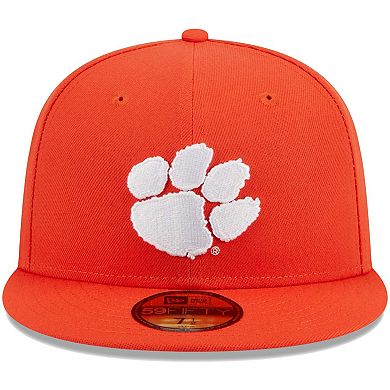 Men's New Era Orange Clemson Tigers Evergreen 59FIFTY Fitted Hat