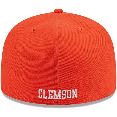 Men's New Era Orange Clemson Tigers Evergreen 59FIFTY Fitted Hat