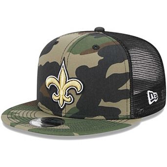 Youth New Era Camo New Orleans Saints Main Trucker 9FIFTY Snapback Hat