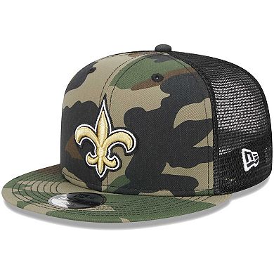 Youth New Era Camo New Orleans Saints Main Trucker 9FIFTY Snapback Hat