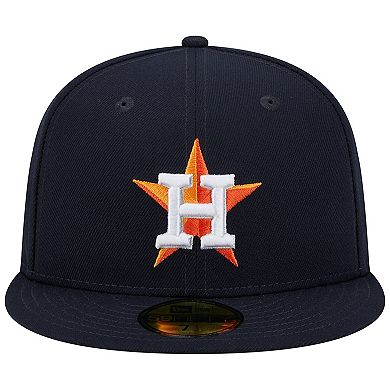 Men's New Era Navy Houston Astros 2017 World Series Team Color 59FIFTY Fitted Hat