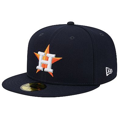 Men's New Era Navy Houston Astros  2017 World Series Team Color 59FIFTY Fitted Hat