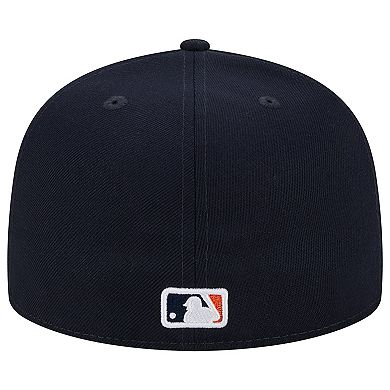 Men's New Era Navy Houston Astros 2017 World Series Team Color 59FIFTY Fitted Hat