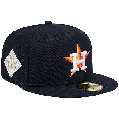 Men's New Era Navy Houston Astros  2017 World Series Team Color 59FIFTY Fitted Hat