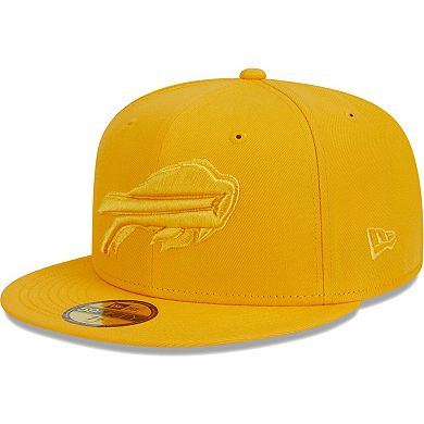 Men's New Era Gold Buffalo Bills Color Pack 59FIFTY Fitted Hat