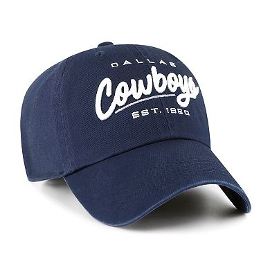 Women's '47 Navy Dallas Cowboys Sidney Clean Up Adjustable Hat