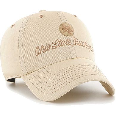 Women's '47 Tan Ohio State Buckeyes Haze Clean Up Adjustable Hat