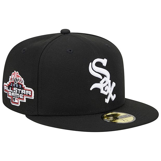 New Era Chicago White Sox Fitted Grey Bottom Black White (2003 All Star  Game Embroidery)