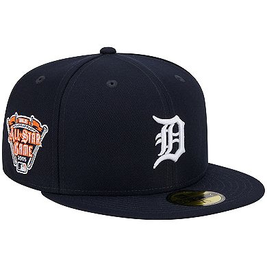 Men's New Era Navy Detroit Tigers 2005 All Star Game Team Color 59FIFTY Fitted Hat