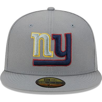 Men's New Era Gray New York Giants Color Pack 59FIFTY Fitted Hat