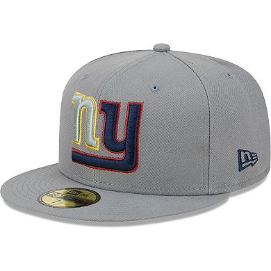 Men's New Era Gray New York Giants Color Pack 59FIFTY Fitted Hat