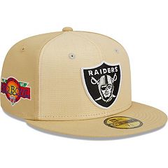 Men's New Era Black Las Vegas Raiders Neon 59FIFTY Fitted Hat
