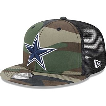 Youth New Era Camo Dallas Cowboys Main Trucker 9FIFTY Snapback Hat