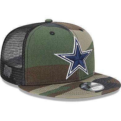 Youth New Era Camo Dallas Cowboys Main Trucker 9FIFTY Snapback Hat