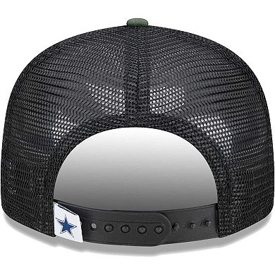 Youth New Era Camo Dallas Cowboys Main Trucker 9FIFTY Snapback Hat