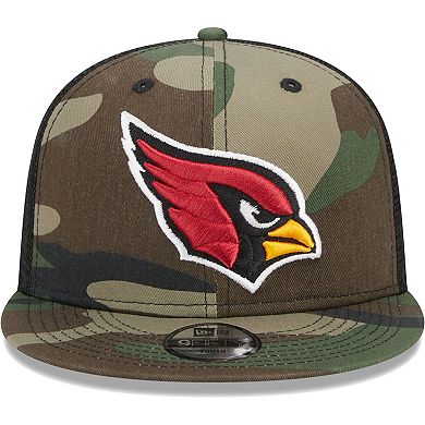 Youth New Era Camo Arizona Cardinals Main Trucker 9FIFTY Snapback Hat