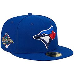 Men's Fanatics Branded Royal/Light Blue Toronto Jays Cooperstown Collection Cuffed Knit Hat with Pom