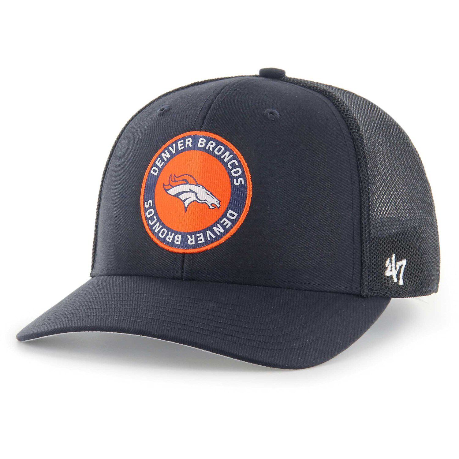 Men's New Era Black Denver Broncos Team Social Justice Cuffed Knit Hat