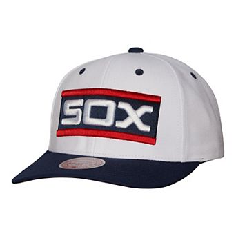 Men's Mitchell & Ness White Chicago White Sox Cooperstown Collection Pro Crown Snapback Hat