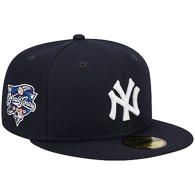 Men's New Era Navy New York Yankees  2000 World Series Team Color 59FIFTY Fitted Hat