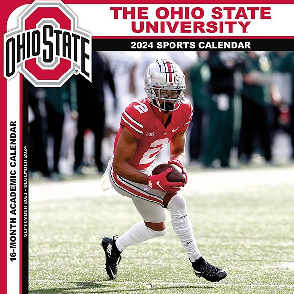 Ohio State Buckeyes 7'' x 7'' 2024 Mini Wall Calendar