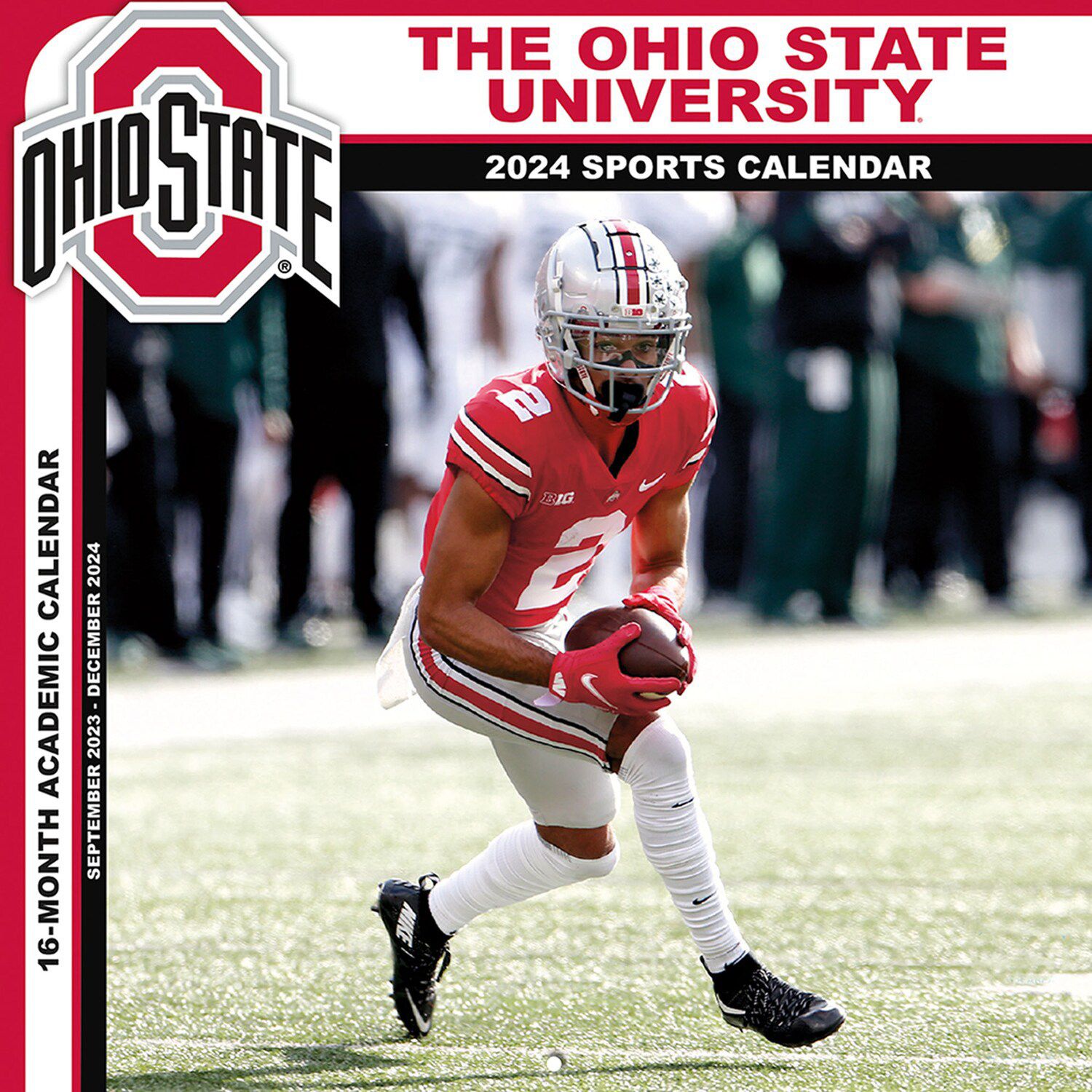 Ohio State Buckeyes 7'' X 7'' 2024 Mini Wall Calendar