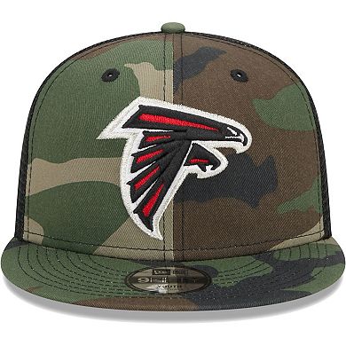 Youth New Era Camo Atlanta Falcons Main Trucker 9FIFTY Snapback Hat