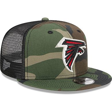 Youth New Era Camo Atlanta Falcons Main Trucker 9FIFTY Snapback Hat