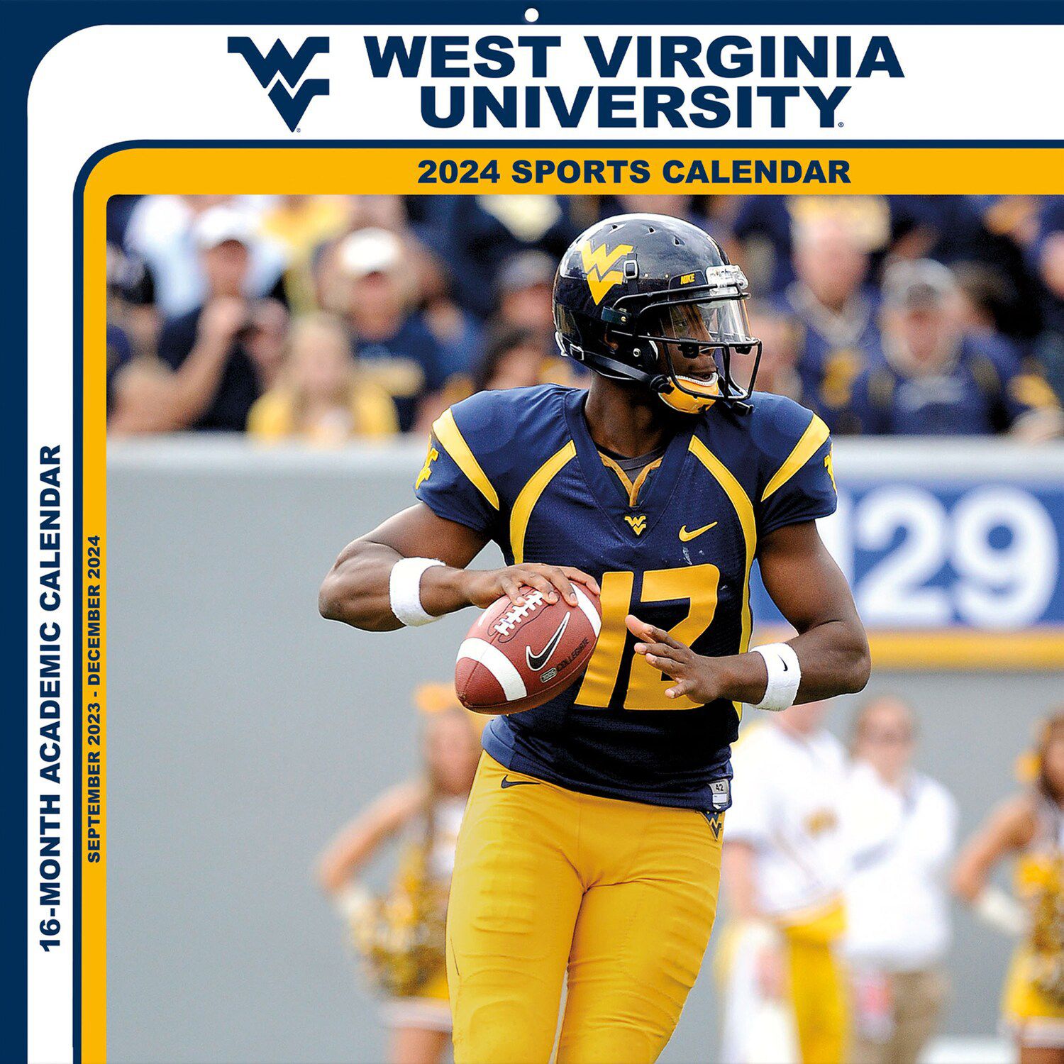 West Virginia Mountaineers 2024 12 X 12 Team Wall Calendar   6541531