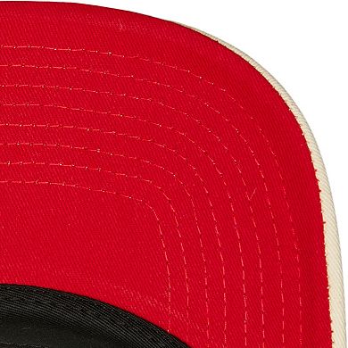 Men's Mitchell & Ness Cream Atlanta Braves Cooperstown Collection Evergreen Adjustable Trucker Hat