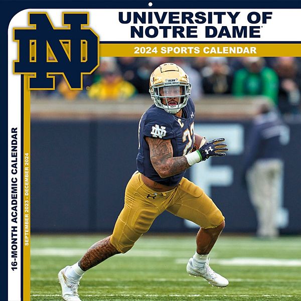 Notre Dame Fighting Irish 2025 12'' x 12'' Team Wall Calendar