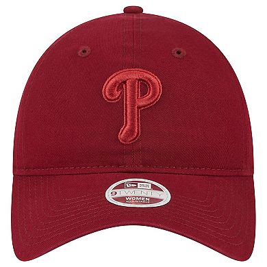 Women's New Era Cardinal Philadelphia Phillies Color Pack 9TWENTY ...