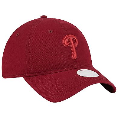 Women's New Era Cardinal Philadelphia Phillies Color Pack 9TWENTY ...