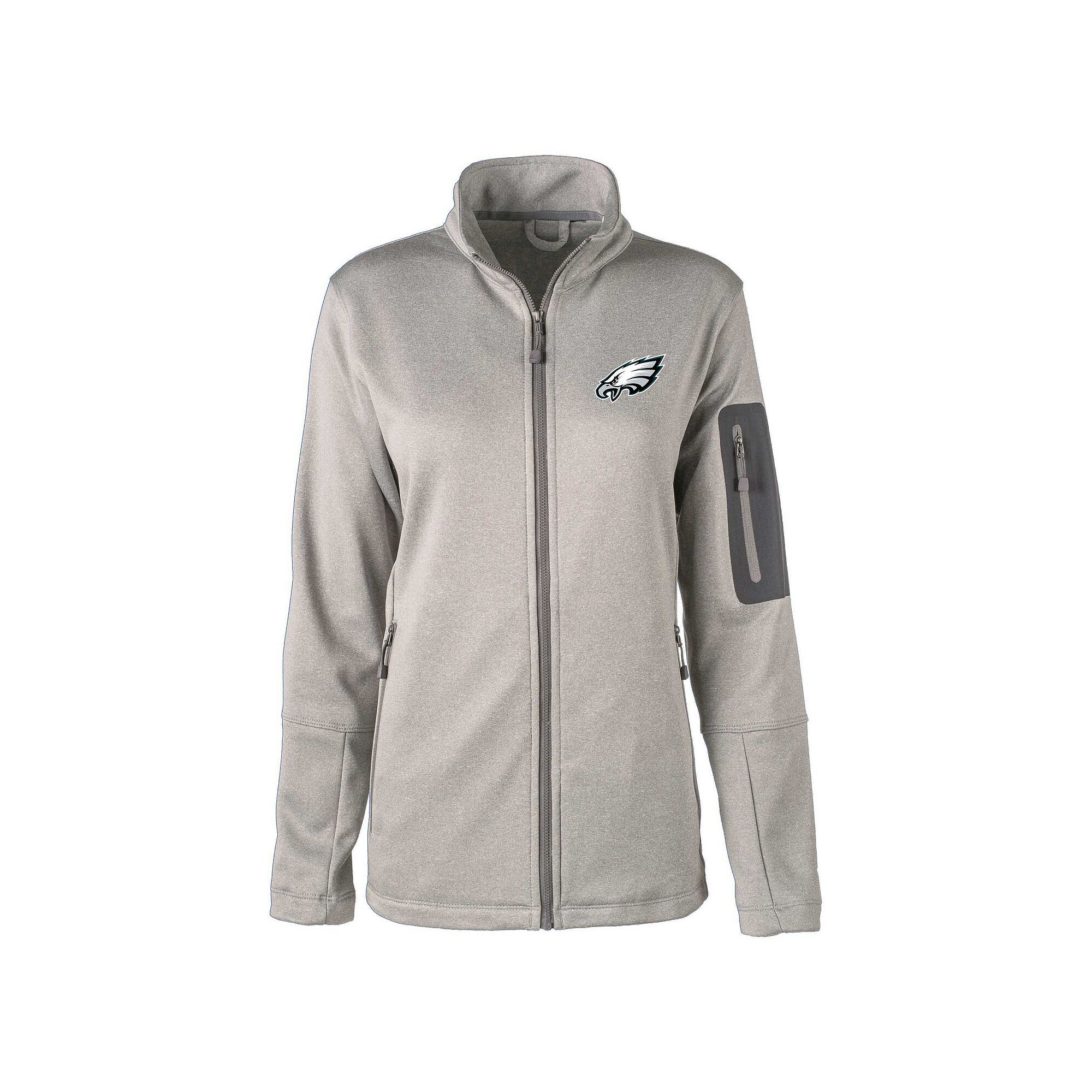 Womens Dunbrooke  Heather Charcoal Philadelphia Eagles Freestyle Teflon Sh