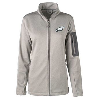 Women's Dunbrooke Heather Charcoal Philadelphia Eagles Freestyle Teflon Shield Full-Zip Jacket