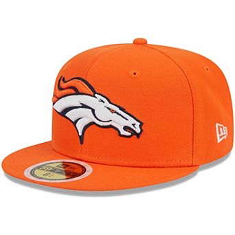 Youth New Era Orange Denver Broncos Main 59FIFTY Fitted Hat