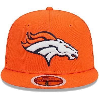 Youth New Era Orange Denver Broncos Main 59FIFTY Fitted Hat