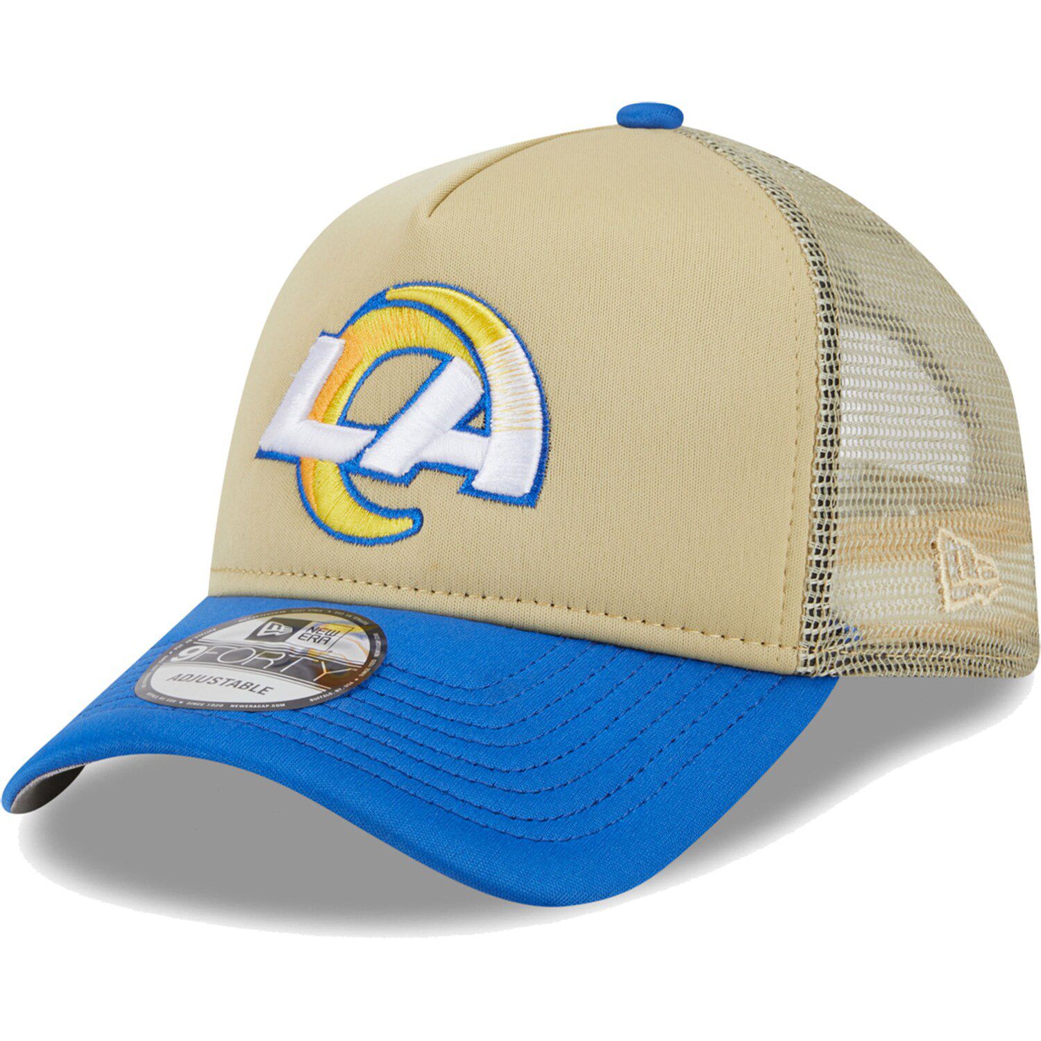 Los Angeles Rams '47 Highpoint Trucker Clean Up Snapback Hat - Royal