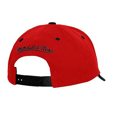 Men's Mitchell & Ness Red Philadelphia 76ers MVP Team Script 2.0 Stretch-Snapback Hat