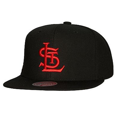 Men's Mitchell & Ness Black St. Louis Cardinals Cooperstown Collection ...