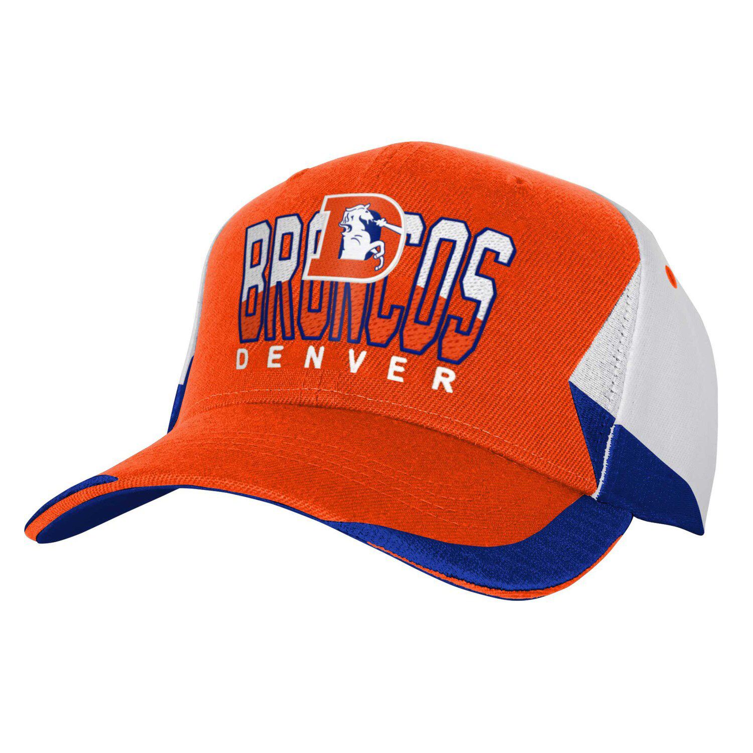 Denver Broncos Hat Cap Stretch Fit Youth Orange Adjustable Embroidered Kids  Boys